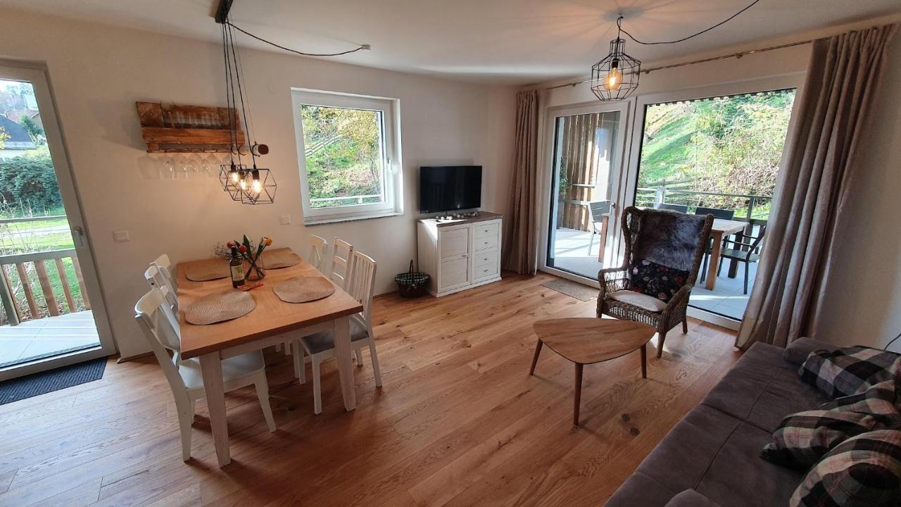 Ferienwohnung Edelbach Deluxe Sattendorf Bagian luar foto