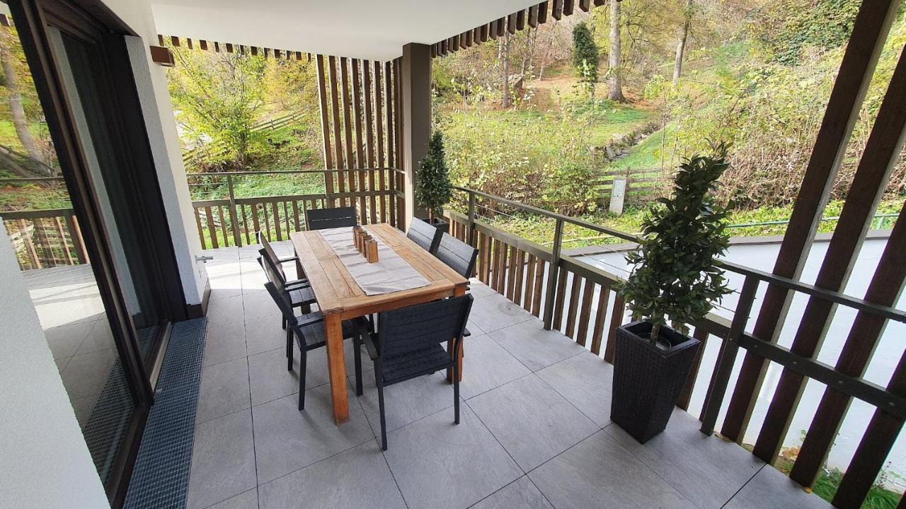 Ferienwohnung Edelbach Deluxe Sattendorf Bagian luar foto