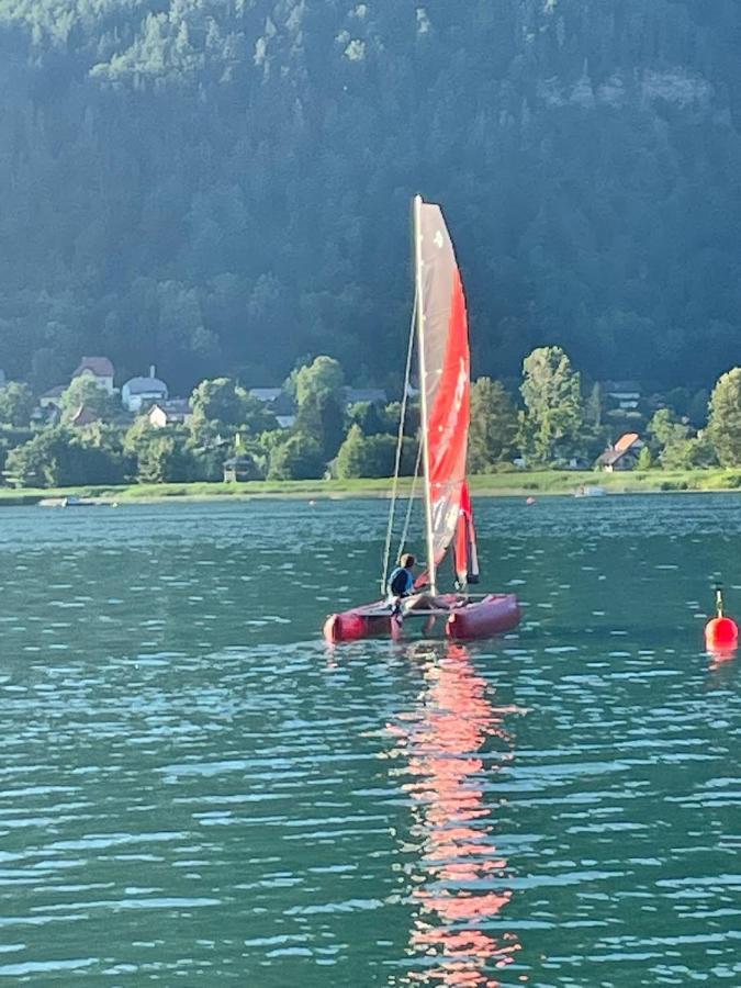 Ferienwohnung Edelbach Deluxe Sattendorf Bagian luar foto