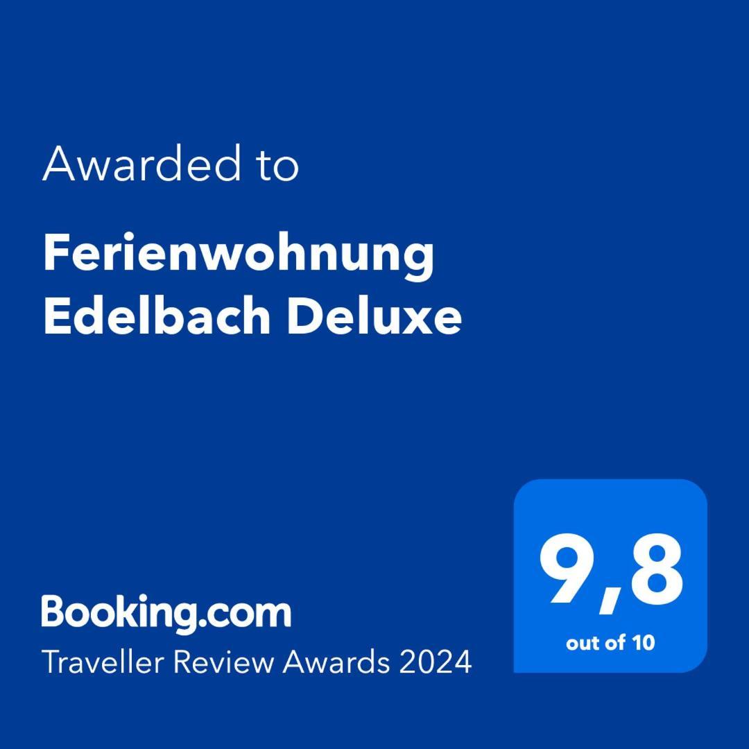 Ferienwohnung Edelbach Deluxe Sattendorf Bagian luar foto